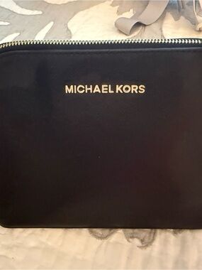 Michael Kors Black Leather Crossbody
